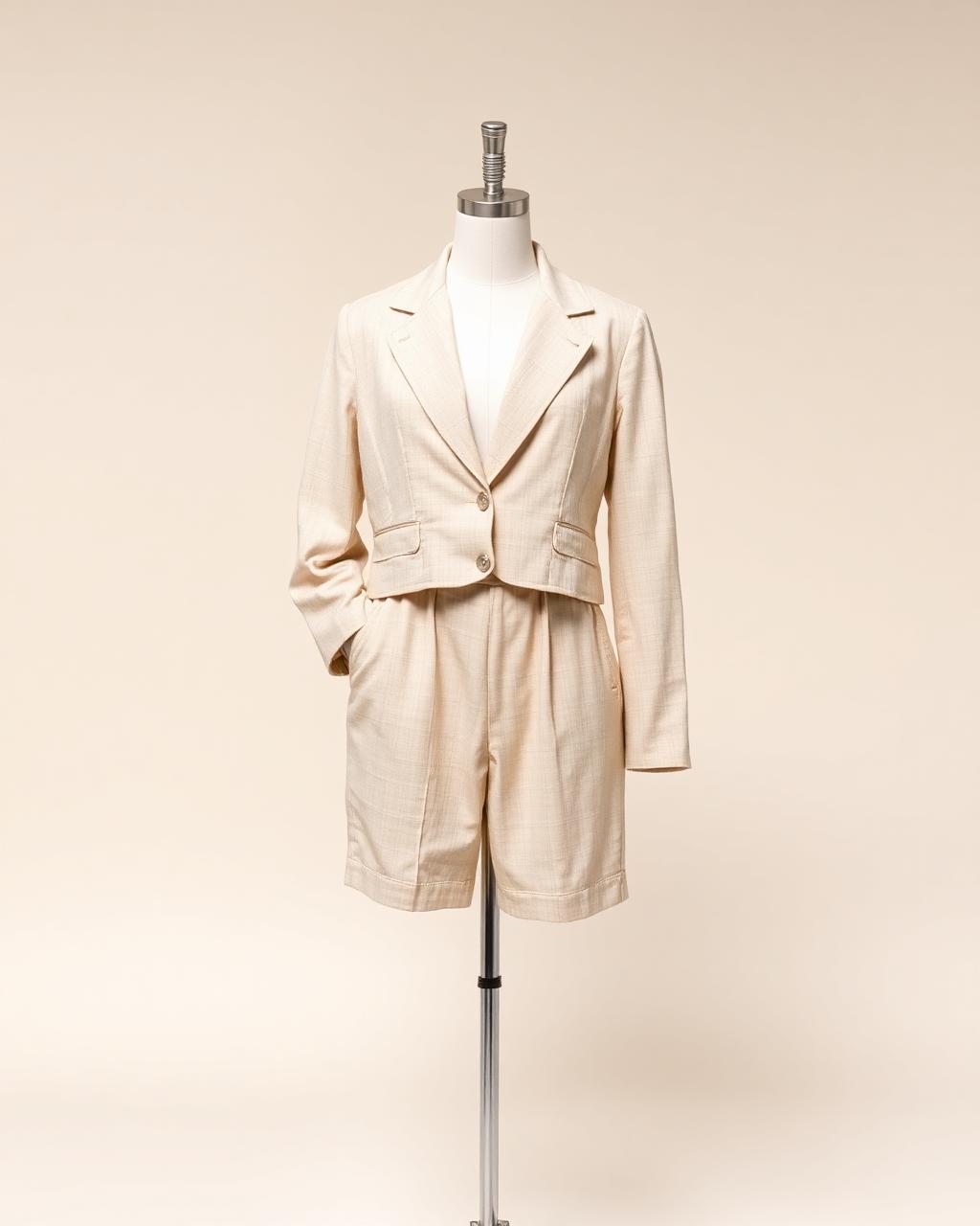 Conjunto Alfaiataria Bege